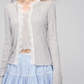 Lace Knit Cardigan / Lace Camisole ASG0031