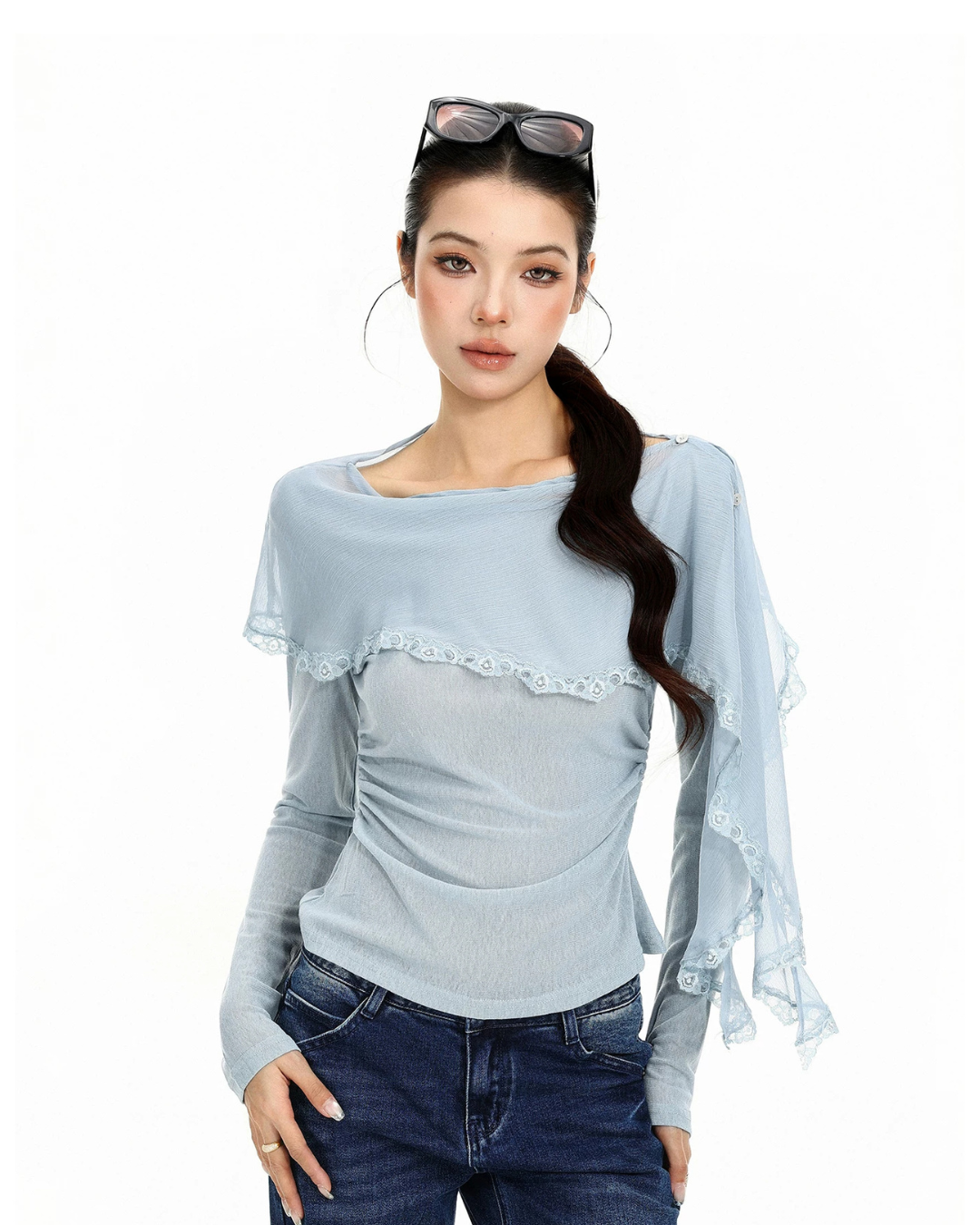 Off-Shoulder Long-Sleeve Top BGS0051
