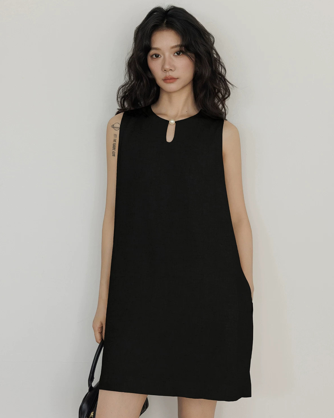 Sleeveless Tiered Mini Dress VAS0202