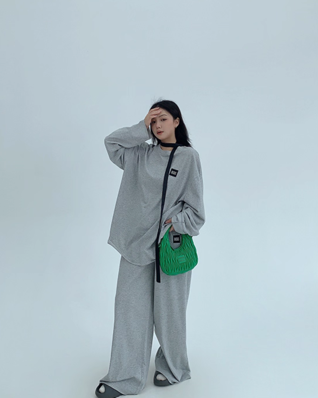 Basic Long Sleeve Top / Wide Pants YLS0924
