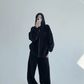 Fleece Zip-Up Hoodie / Fleece Wide Pants YLS1016