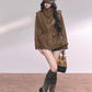 Retro Oversized Leather Jacket LAS0048