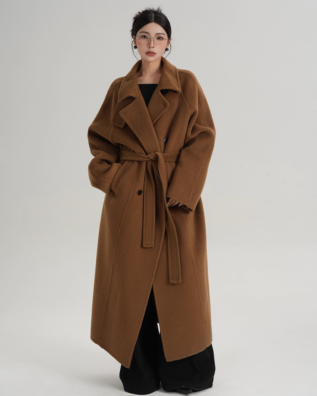 Elegant Long Wool Coat SRS0365