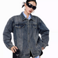 Loose Silhouette Denim Jacket ICM0091