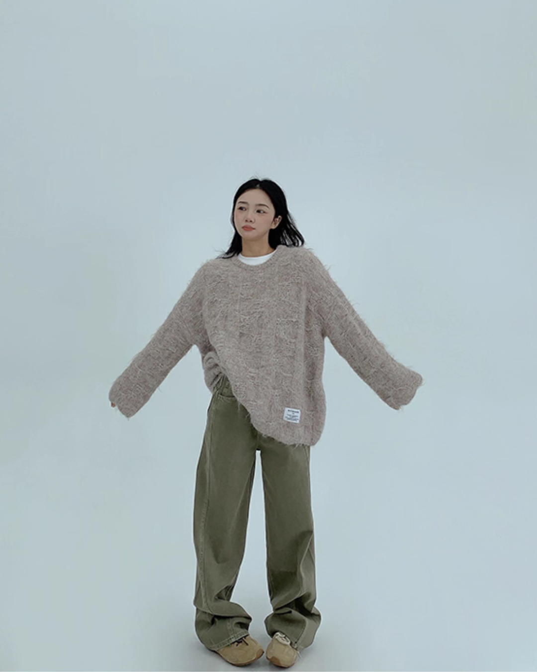 Mohair Touch Knit Top YLS0969