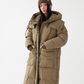 Stand Collar Down Long Coat ACS0331