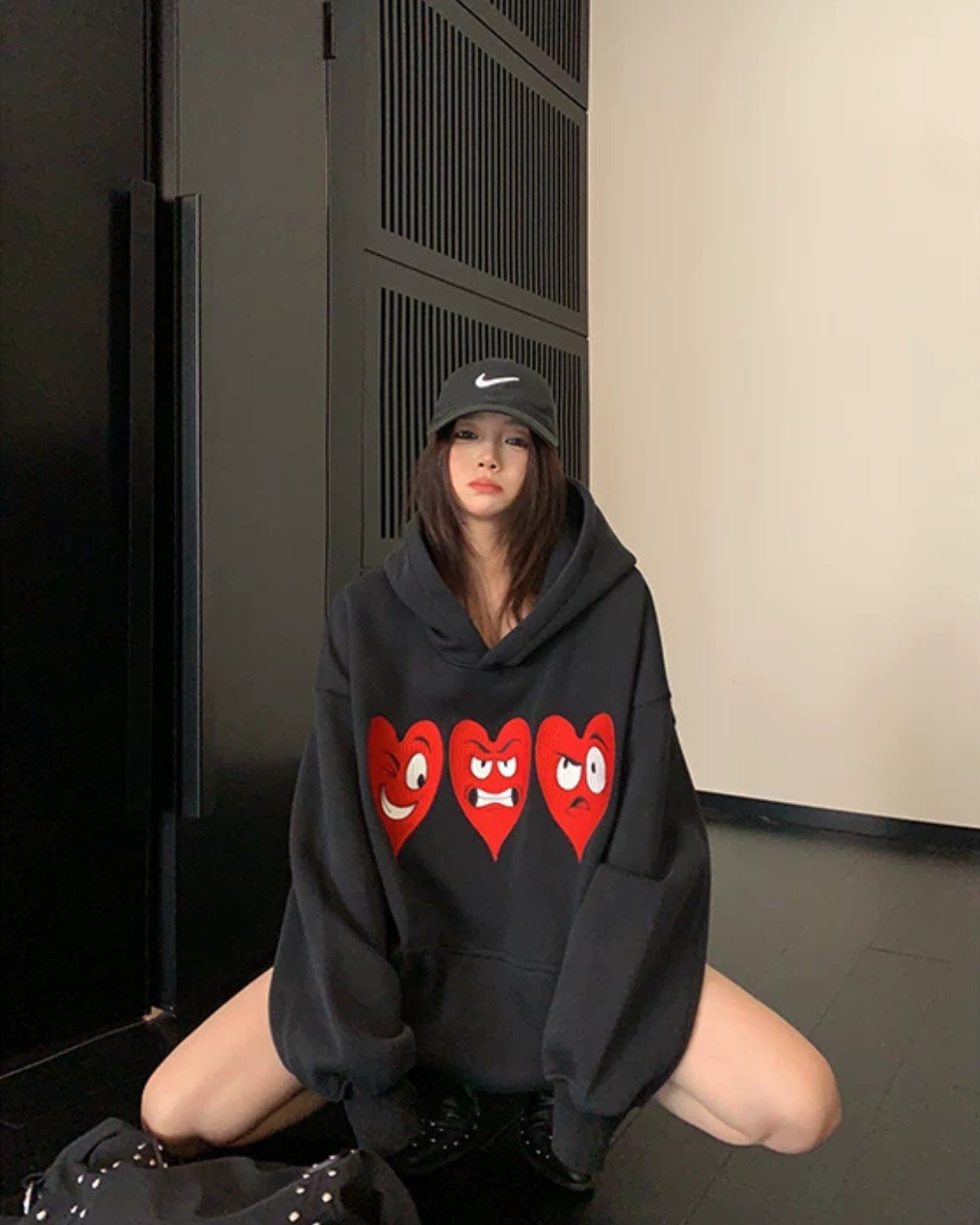 Heart Cartoon Hoodie YLS1073