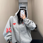 Vintage Loose Zip Hoodie YLS0928