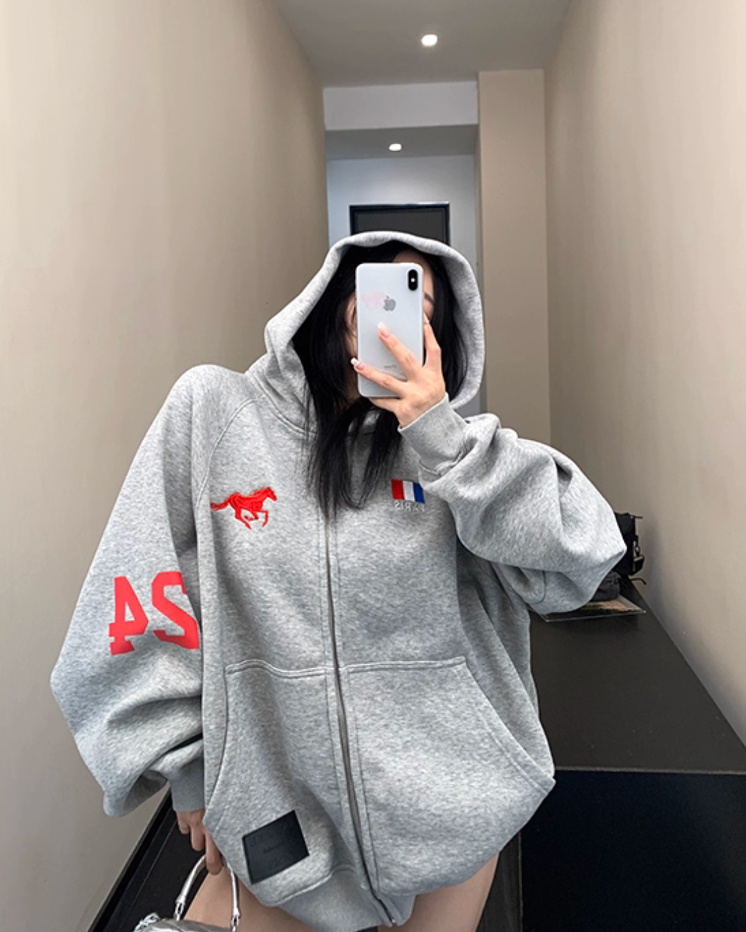 Vintage Loose Zip Hoodie YLS0928