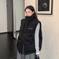 Stand Collar Cotton Down Vest YLS1012