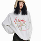 Flower Motif Loose Hoodie ICM0076