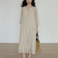 Feminine Tiered Long Dress VAS0197