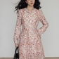 V-Neck Floral Dress VAS0193