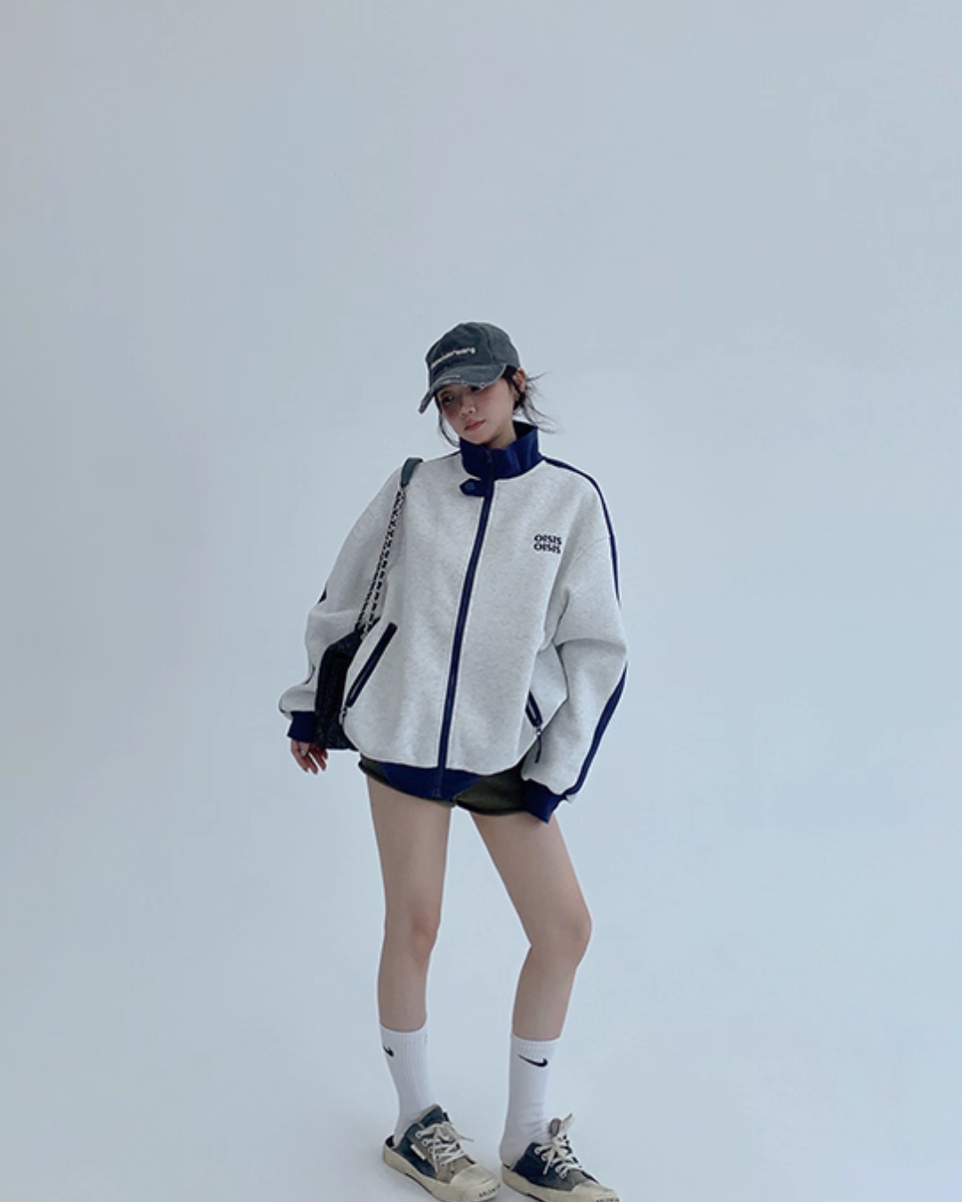 Stand Neck Track Jacket YLS0888