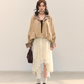 Retro Casual Khaki Jacket / Long-Sleeve Top ASG0052