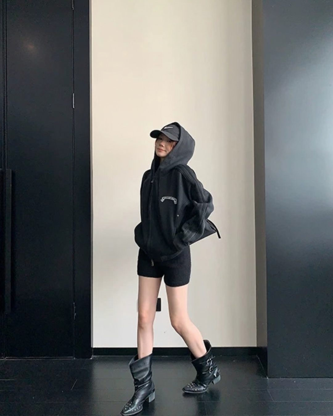 Side Line Double Zip Big Hoodie YLS1053