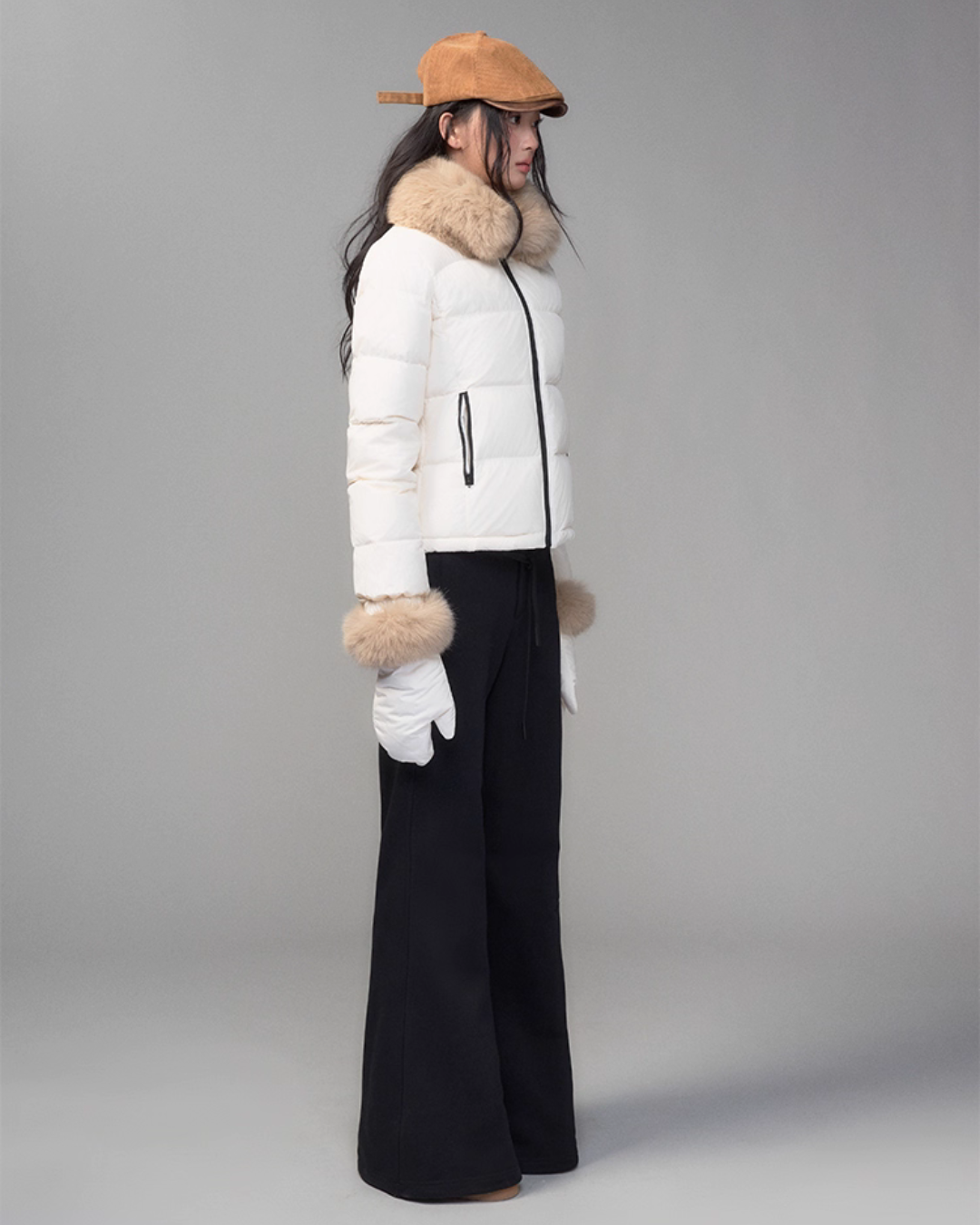 Fur Collar Down Jacket TRK0005