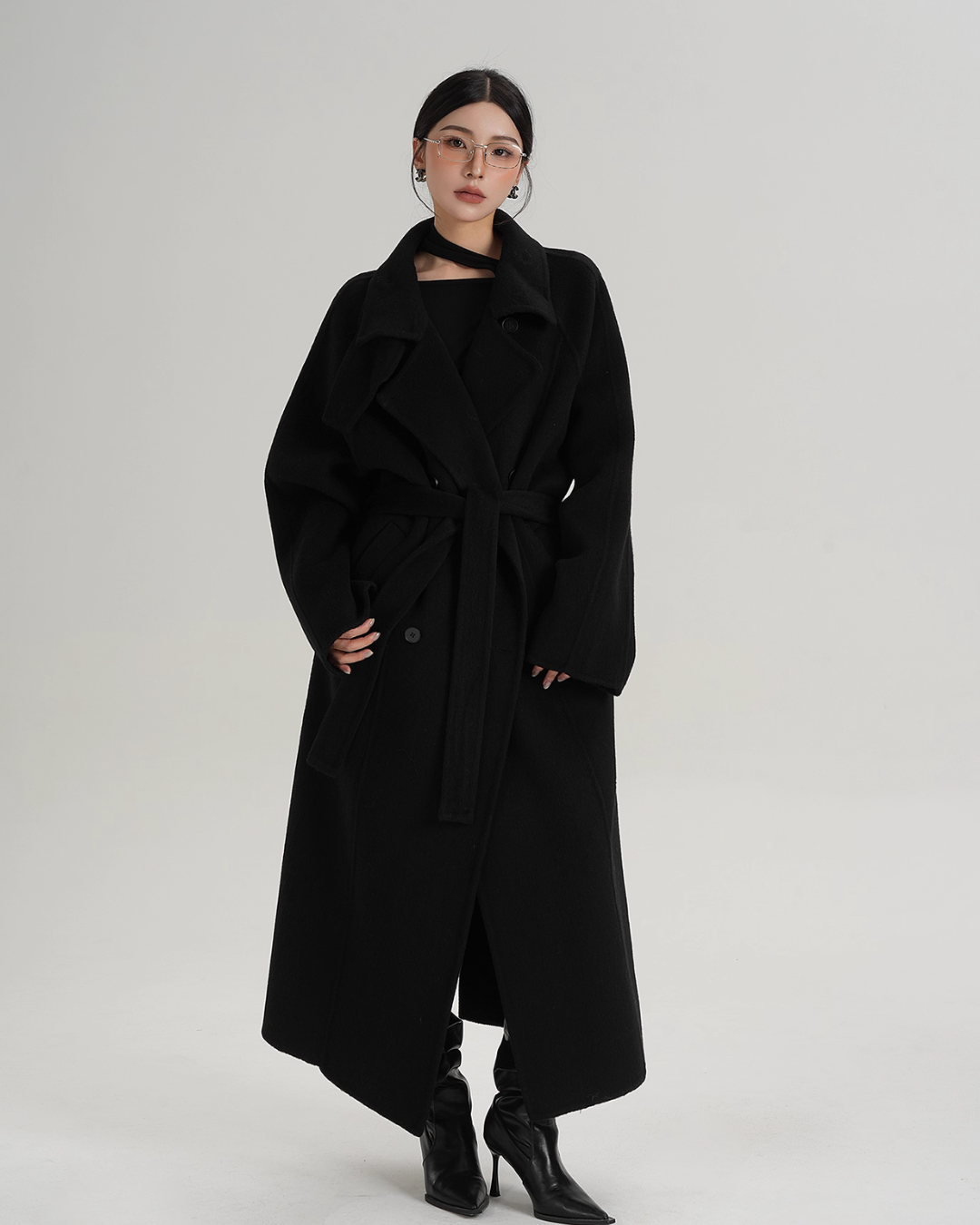 Elegant Long Wool Coat SRS0365