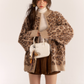 Leopard Print Knit Cardigan ASG0057