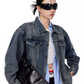 Loose Silhouette Denim Jacket ICM0091