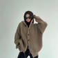 Oversized Hooded Knit Cardigan YLS1059