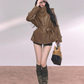Retro Oversized Leather Jacket LAS0048