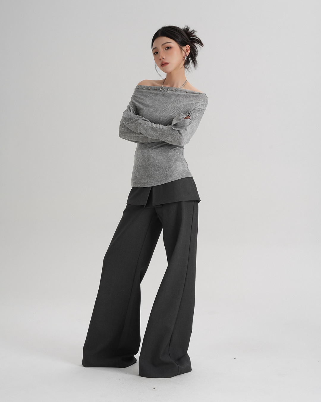 High Waist Skirt Pants SRS0356