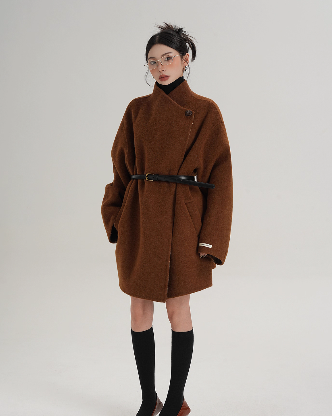 Mid Length Wool Coat  SRS0373