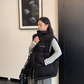 Stand Collar Cotton Down Vest YLS1012