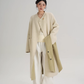 Scarf Collarless Coat SRS0412