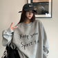 Letter Graphic Sweatshirt YLS1042