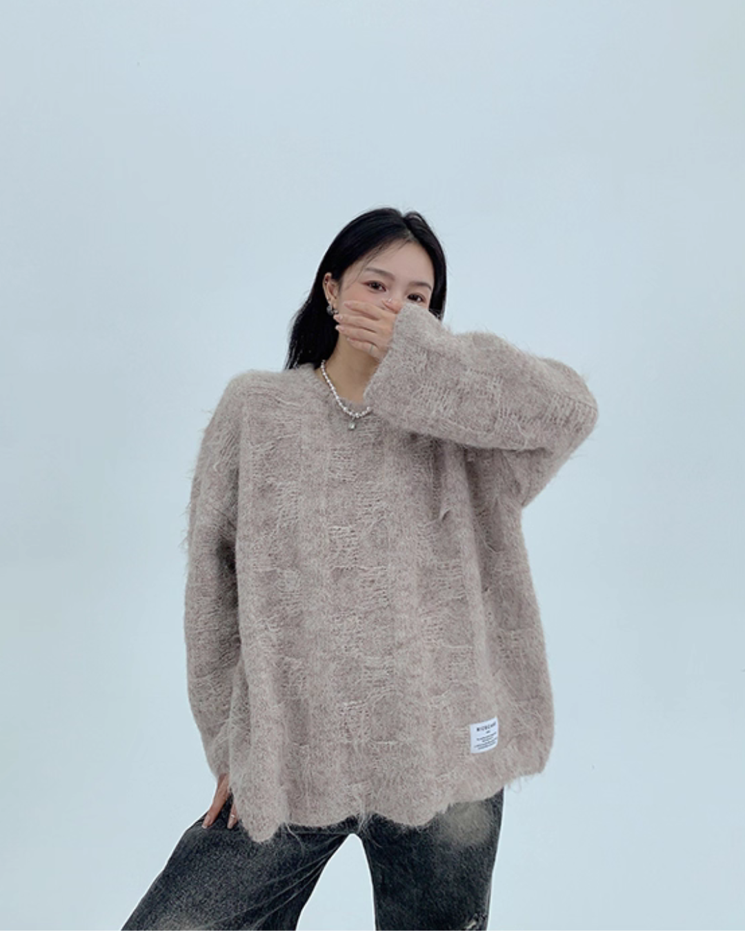 Mohair Touch Knit Top YLS0969