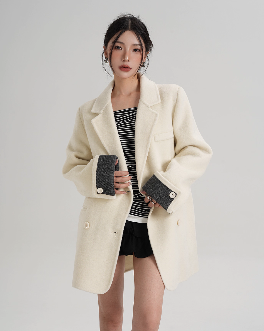 Back Sleeve Wool Blazer SRS0360