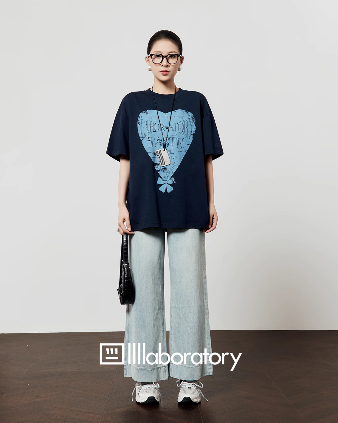 Love Print Round Neck T-Shirt LLA0447
