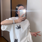 Butterfly Patch Short Sleeve T-Shirt YLS0836