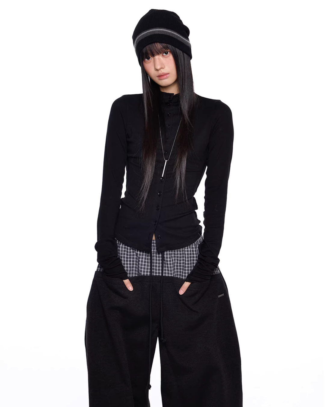 Slim-Fit Layer Top EZK0092