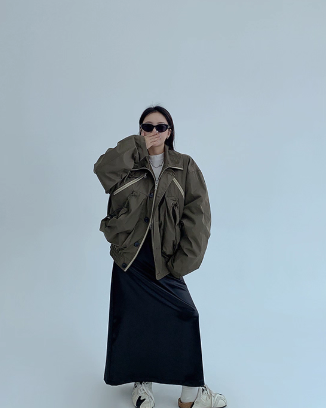 Stand Collar Balloon Sleeve Jacket YLS0921