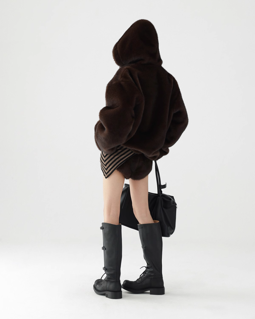 Fur Hoodie Jacket / Fur Shorts ACS0224