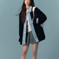 Denim Shearling Casual Coat  ASG0050