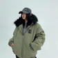 Wave Quilted Fur Jacket YLS0704