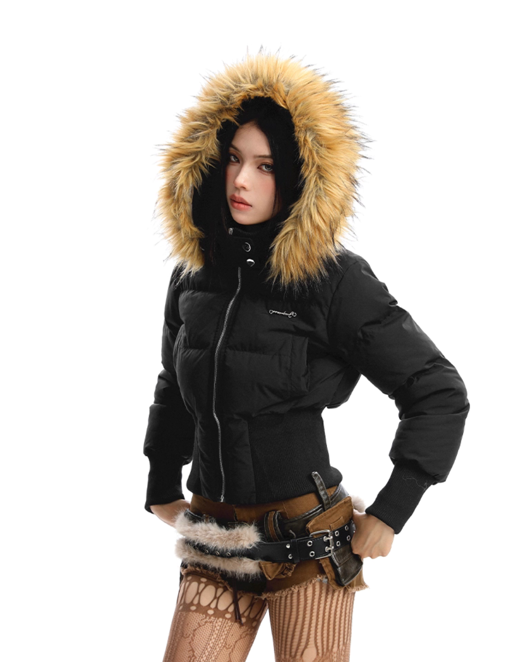 Fur Down Short Jacket BGS0039