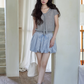 French Sleeve Knit Top SMS0027
