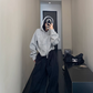 Vintage Short Hood Sweatshirt YLS0915
