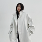 Stand Collar Leather Jacket YLS0747