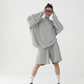 Loose Silhouette Long Sleeve Top / Wide Half Pants ACS0249