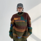 Retro Pattern Damage Knit YLS0716