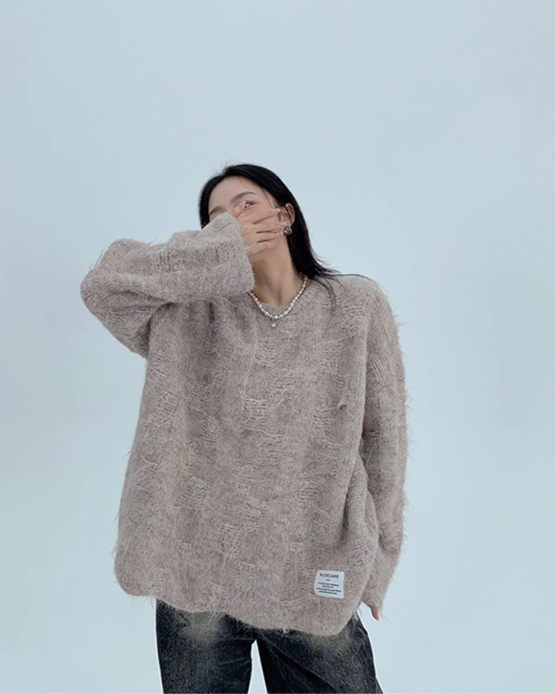 Mohair Touch Knit Top YLS0969