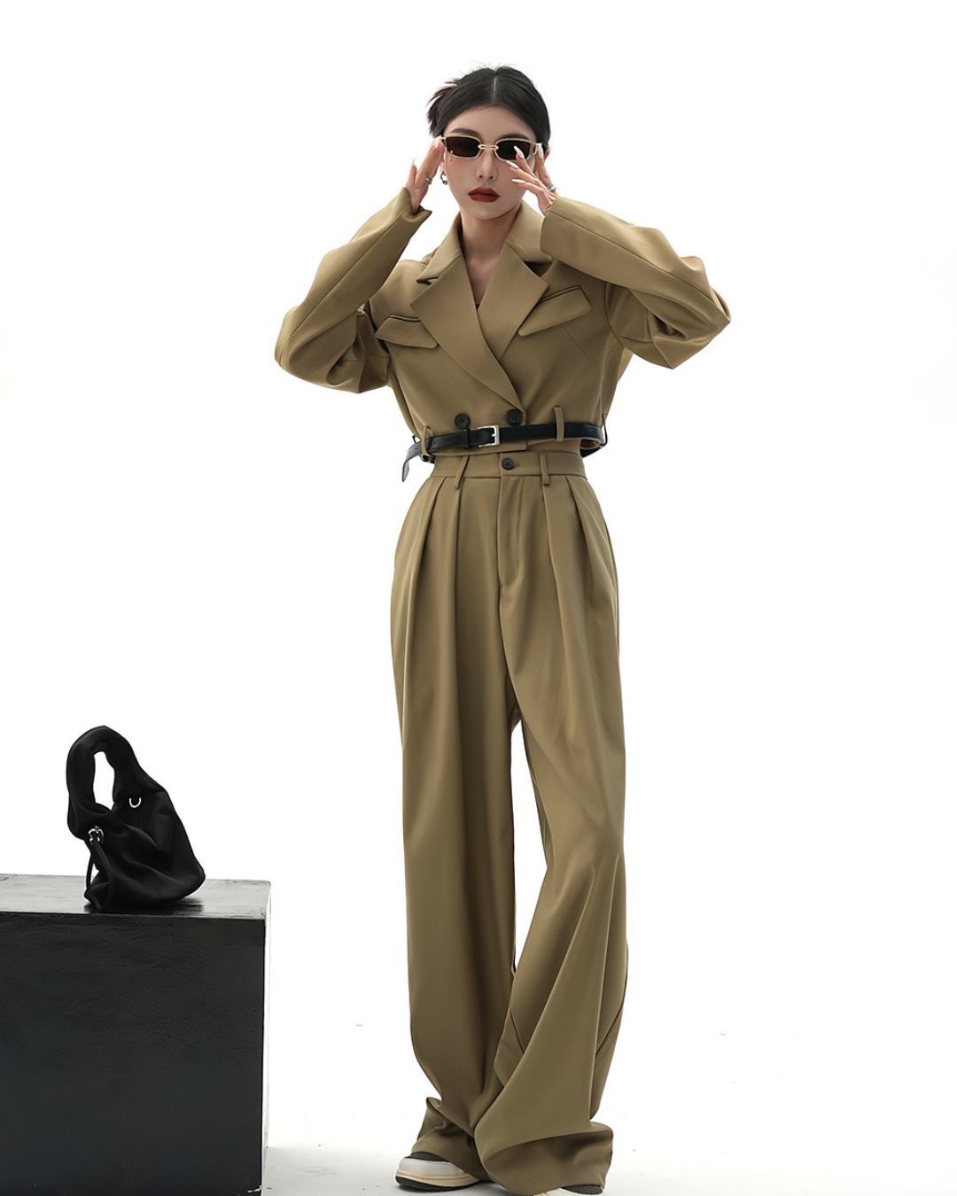 Two-Piece Short Jacket＆Mop Suit Pants SRS0061