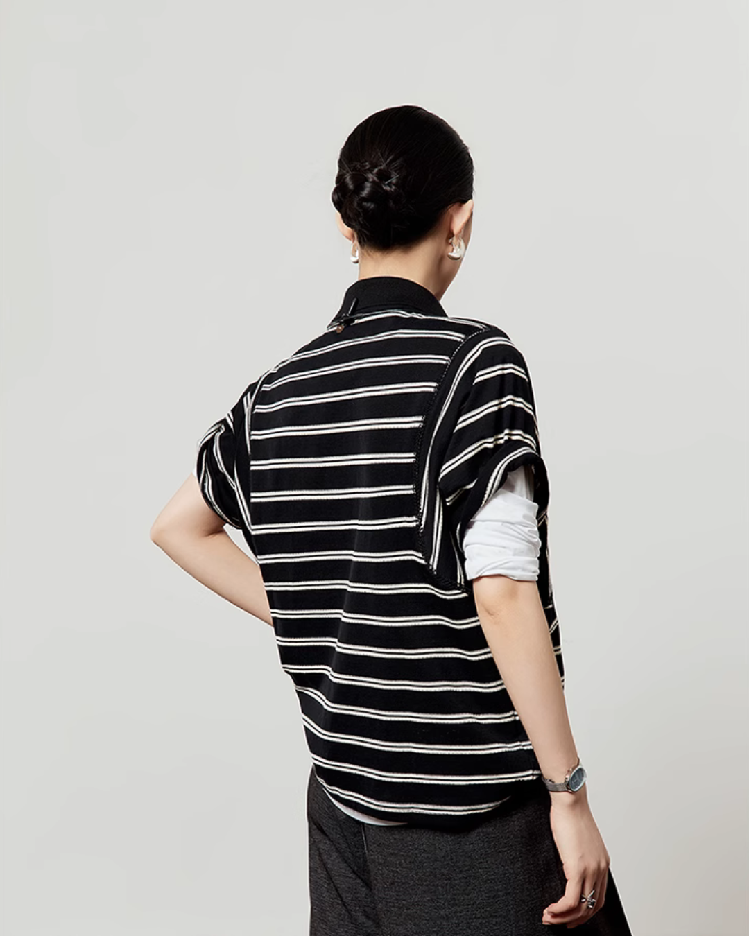 Border Pattern Polo Shirt LLA0474