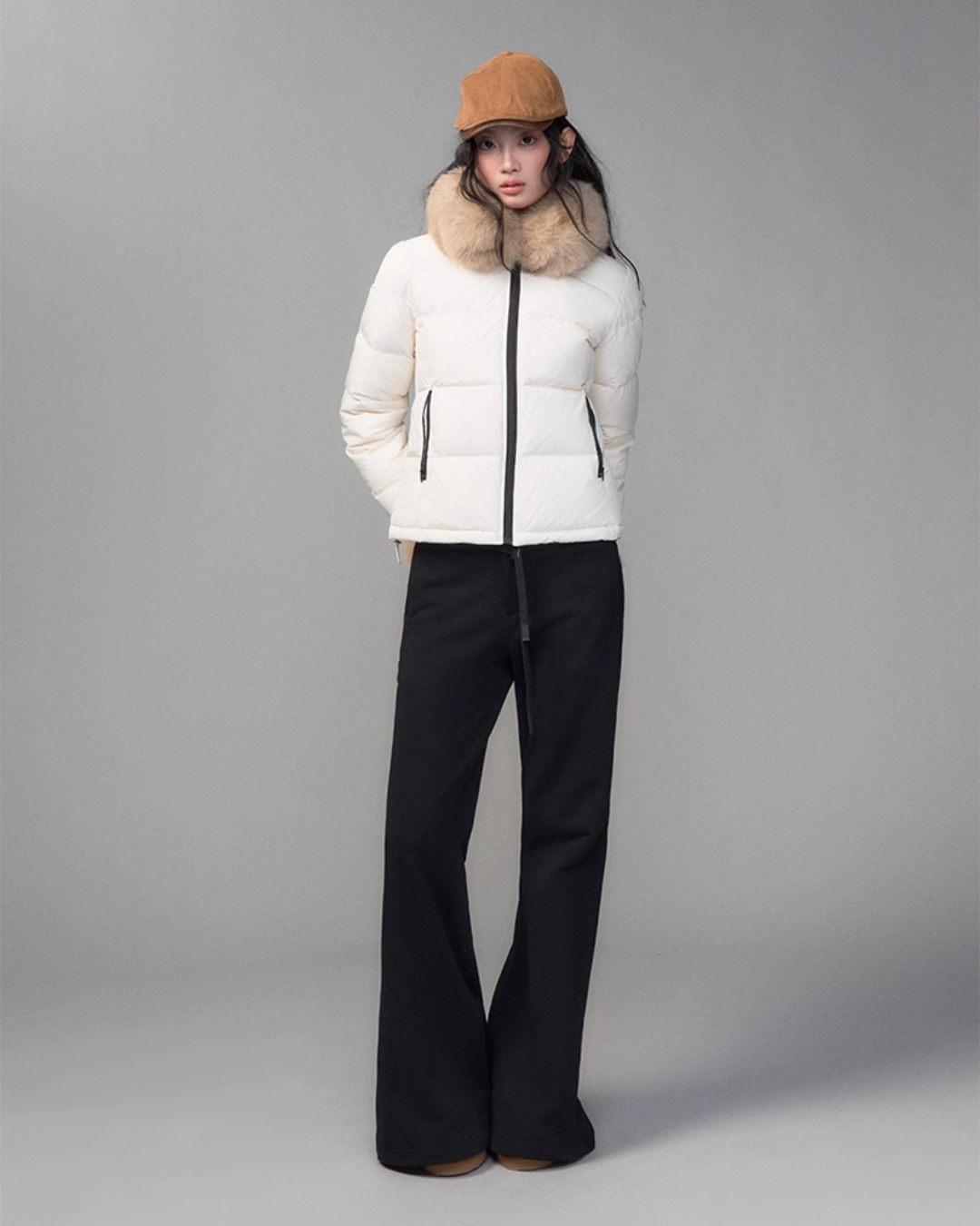 Fur Collar Down Jacket TRK0005